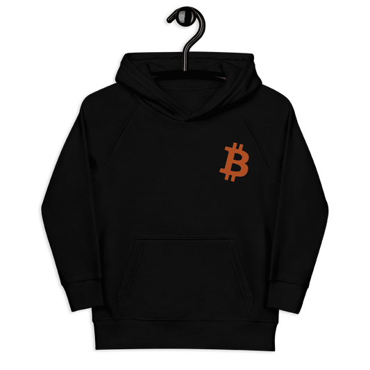 Sweat à Capuche Enfant Bitcoin - ‘Signature Satoshi’